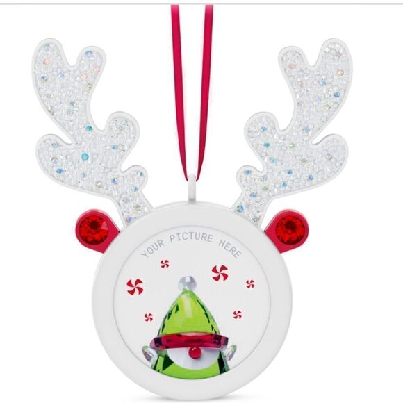 NWOT Swarovski Holiday Cheers Reindeer Hanging Picture Frame